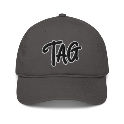 TAG Scribble Organic Dad Hat / Charcoal