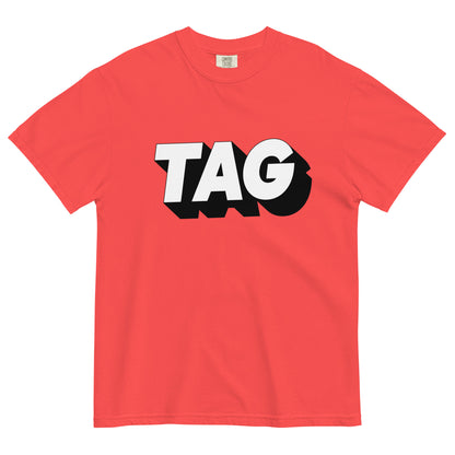 TAG Drop Shadow Unisex Tee/paprika